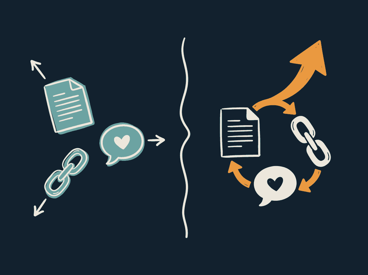 Three efforts pulling apart versus working as one